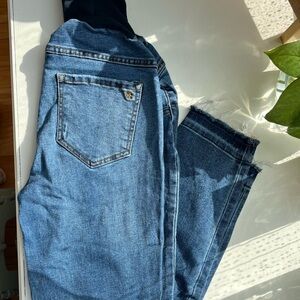 Maternity Jessica Simpson Blue Straight-Leg Jeans- SO comfortable